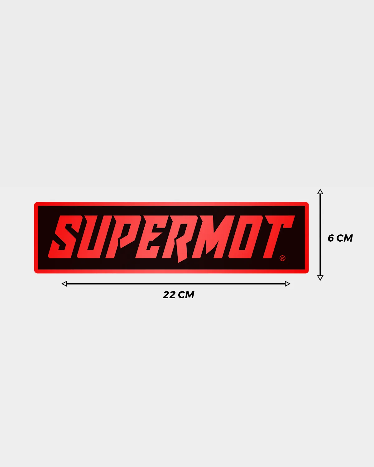 2 Stickers SUPERMOT ORIGIN Rubis - SUPERMOT® - Boutique Officielle