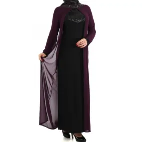 Abaya Nayan - Abaya de soirée - Robe turque de soirée