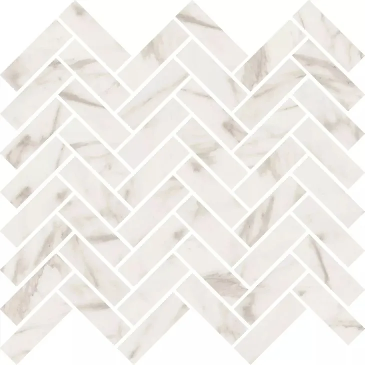ABK Sensi Classic Mosaique Calacatta Select Chevron 30x30 cm 1SR09552 