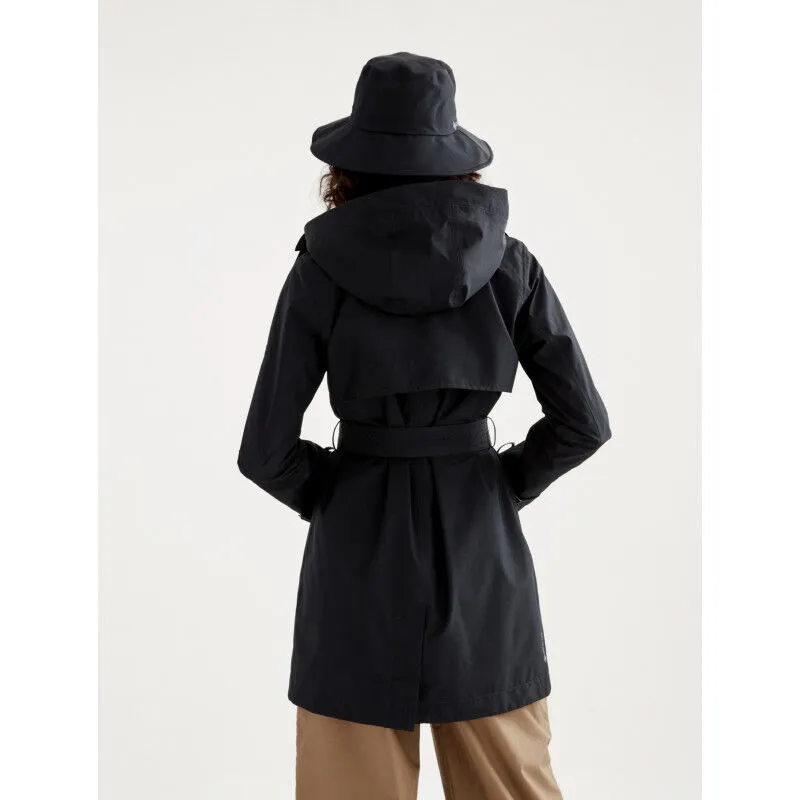 Aigle Trench court Gore-Tex® à capuche - Veste imperméable femme | Hardloop