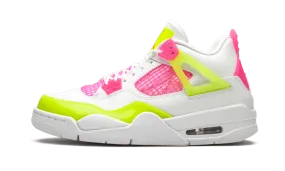 Air Jordan 4 Retro White Lemon Pink