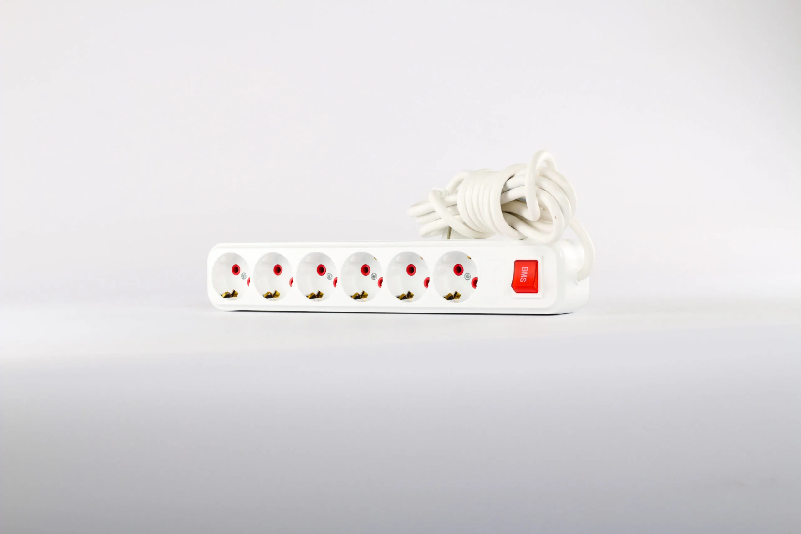 Bloc multiprises 6 p*5 m + inter ** BMS