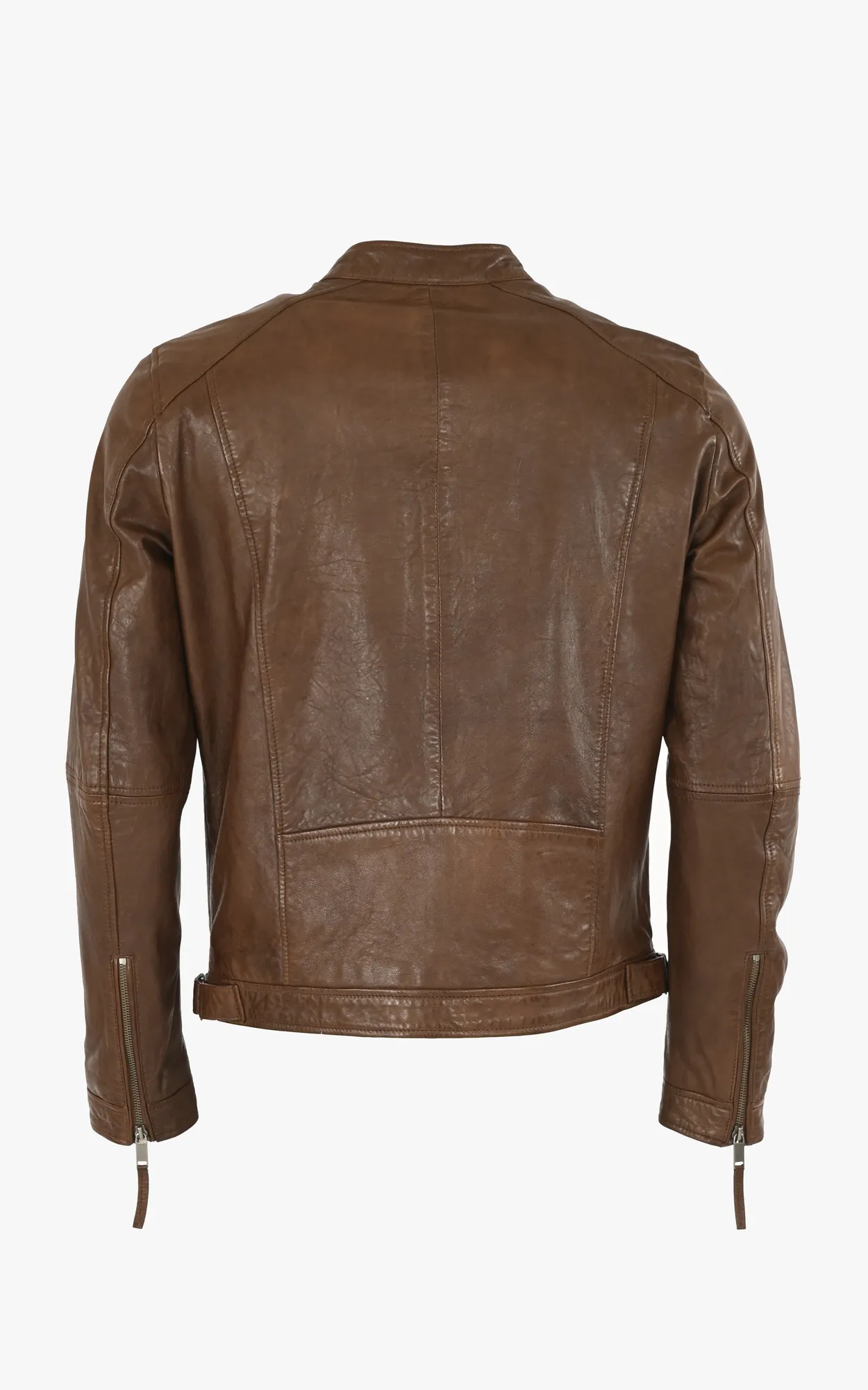 Blouson agneau marron clair La Canadienne - La Canadienne - Blousons Cuir Marron Clair