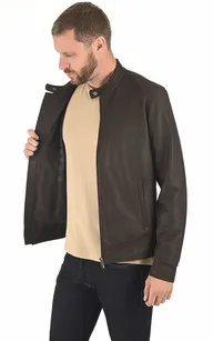 Blouson agneau nubuck La Canadienne - La Canadienne - Blousons Cuir Marron