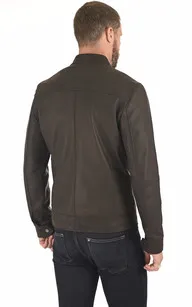 Blouson agneau nubuck La Canadienne - La Canadienne - Blousons Cuir Marron