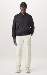 Blouson bomber léger noir Belstaff - La Canadienne - Blousons Textile Noir