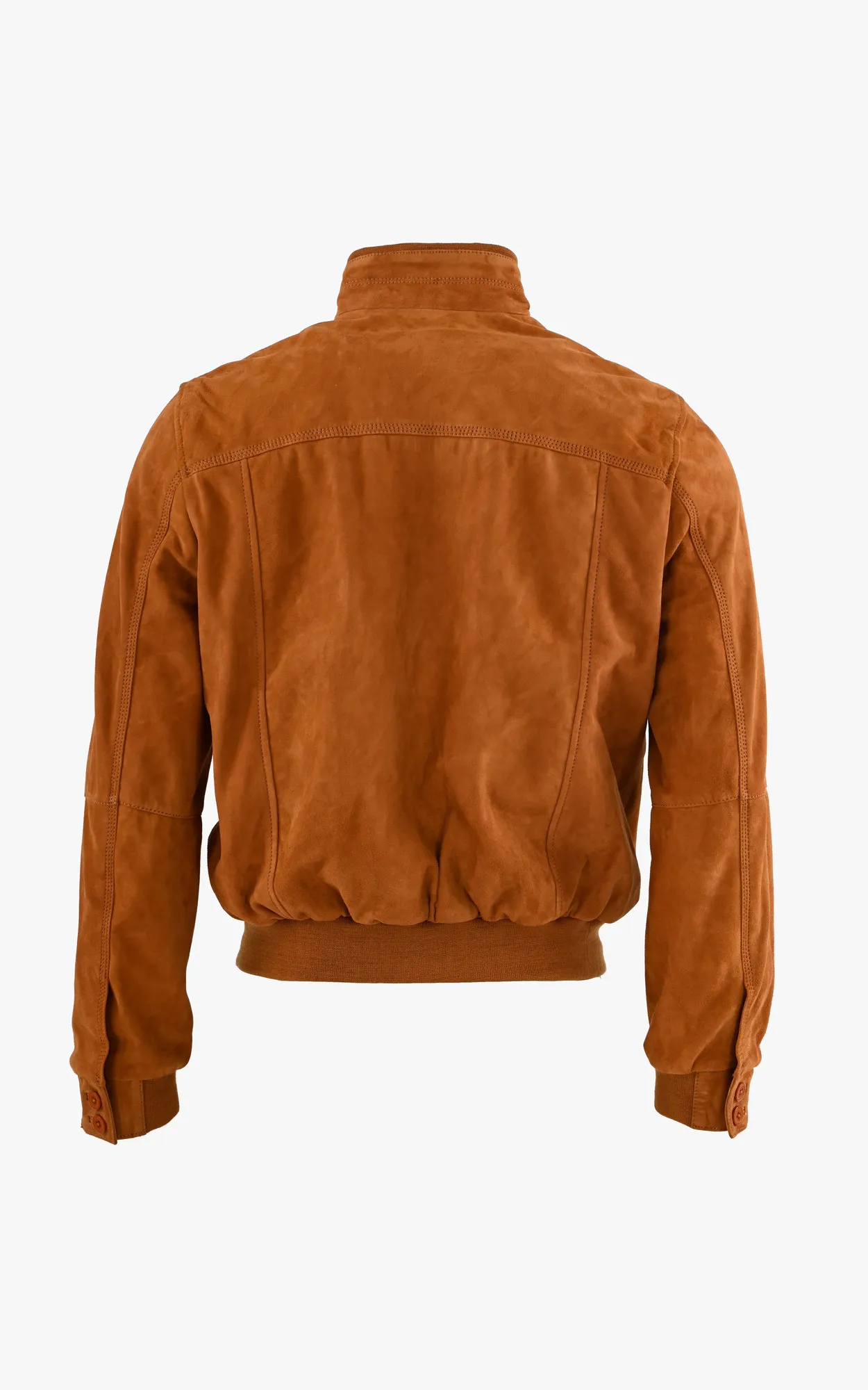 Blouson confort velours cognac La Canadienne - La Canadienne - Blousons Nubuck et Daim Cognac