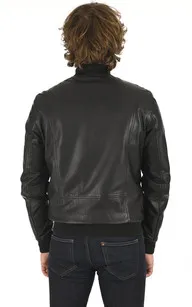 Blouson cuir agneau noir La Canadienne - La Canadienne - Blousons Cuir Noir