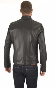 Blouson cuir homme marron La Canadienne - La Canadienne - Blousons Cuir Marron