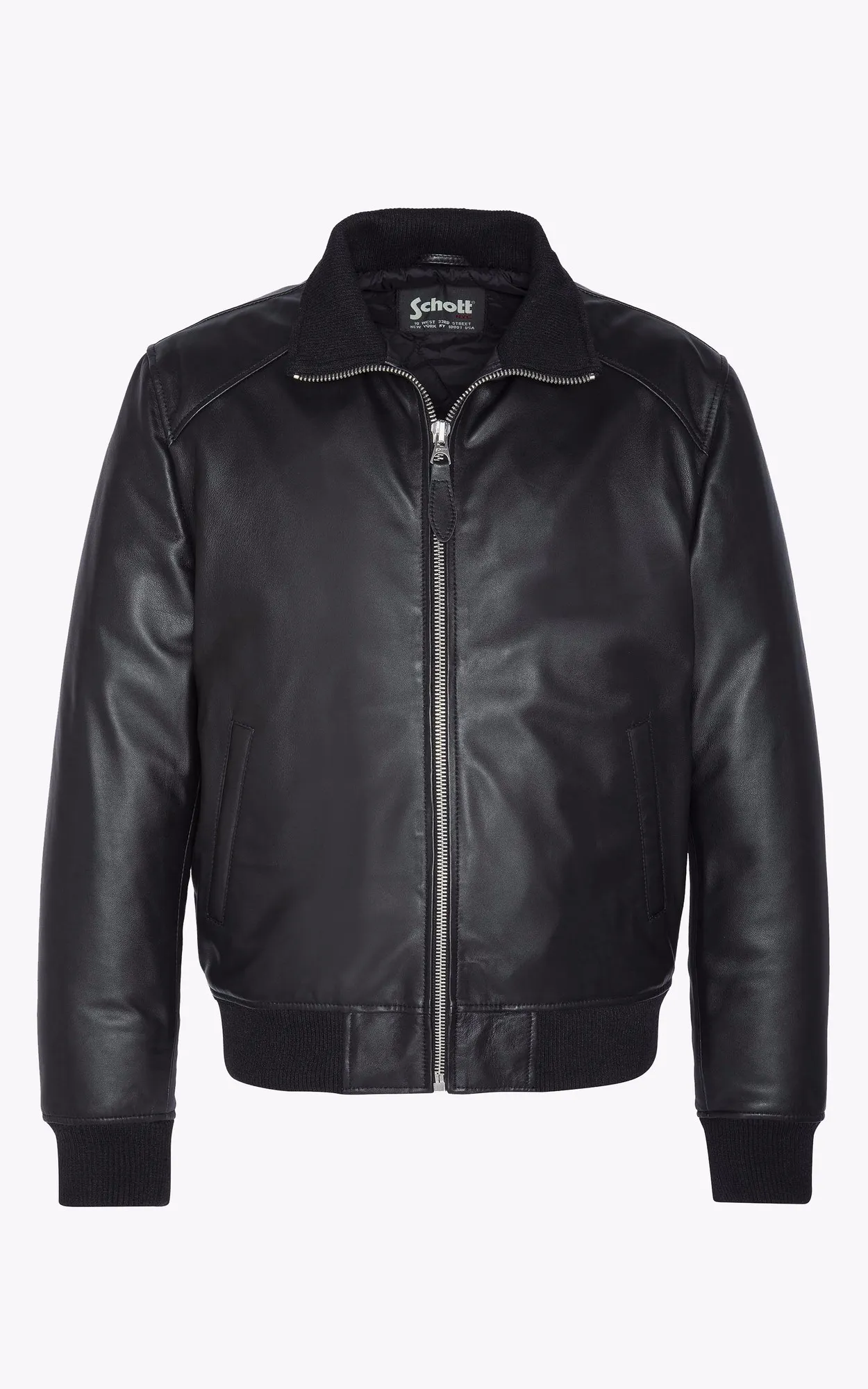 Blouson Lc Fresno noir Schott - La Canadienne - Blousons Cuir Noir