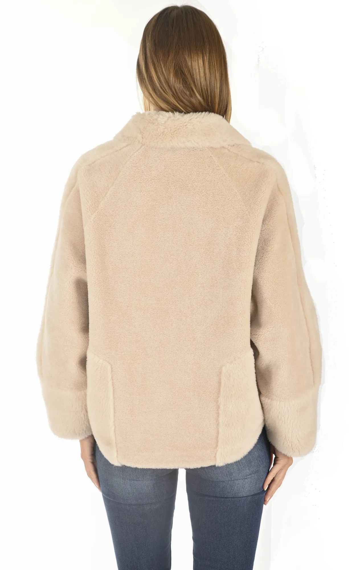 Blouson réversible Hélène beige Oakwood - La Canadienne - Blousons Textile Beige