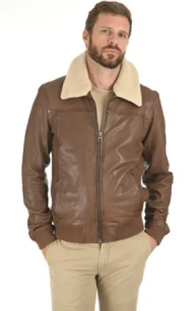 Blouson Trader marron Oakwood - La Canadienne - Blousons Cuir Marron