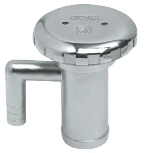 Bouchon WATER AISI316 poli miroir avec évent 38 mm