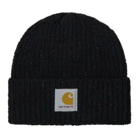 Carhartt - Bonnet en laine noir moucheté