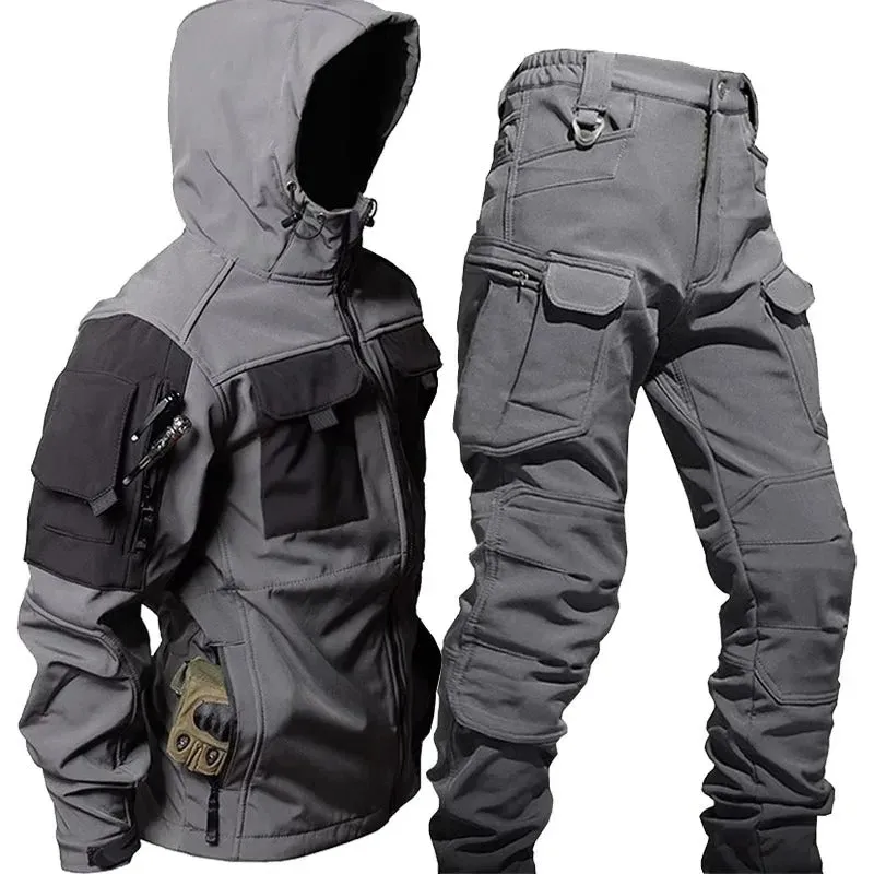 Combinaisons imperméables avec capuche pour hommes