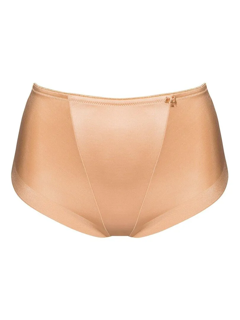 Culotte grande taille midi fonction gainante Yara - Beige