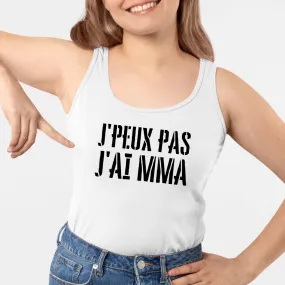 Débardeur Femme J'peux pas j'ai MMA