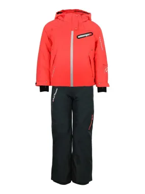 Ensemble de ski fille FASTEC - PEAK MOUNTAIN - Orange corail