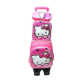 ensemble sacs à dos hello kitty convertible troller