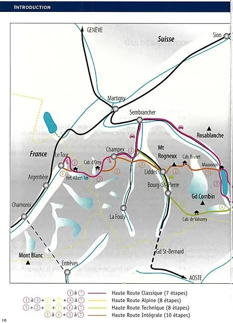 HAUTE ROUTE RANDONNEE GLACIAIRE