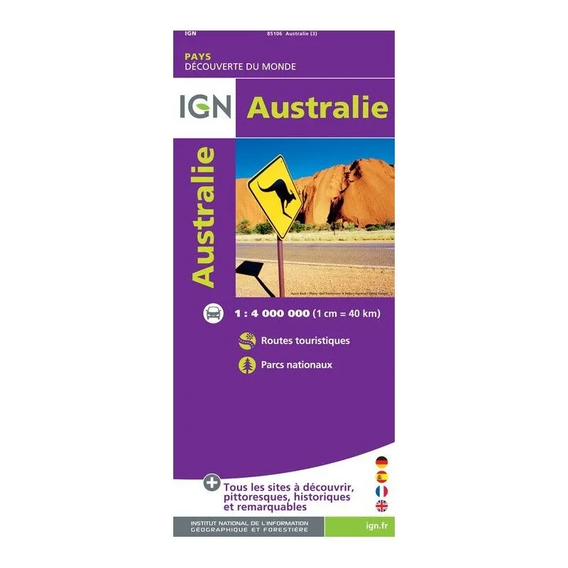 IGN Australie - Carte topographique | Hardloop