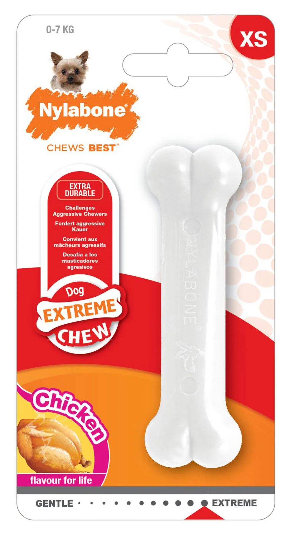 Jouet os extra durable extreme chew chien ‎2-10 kg