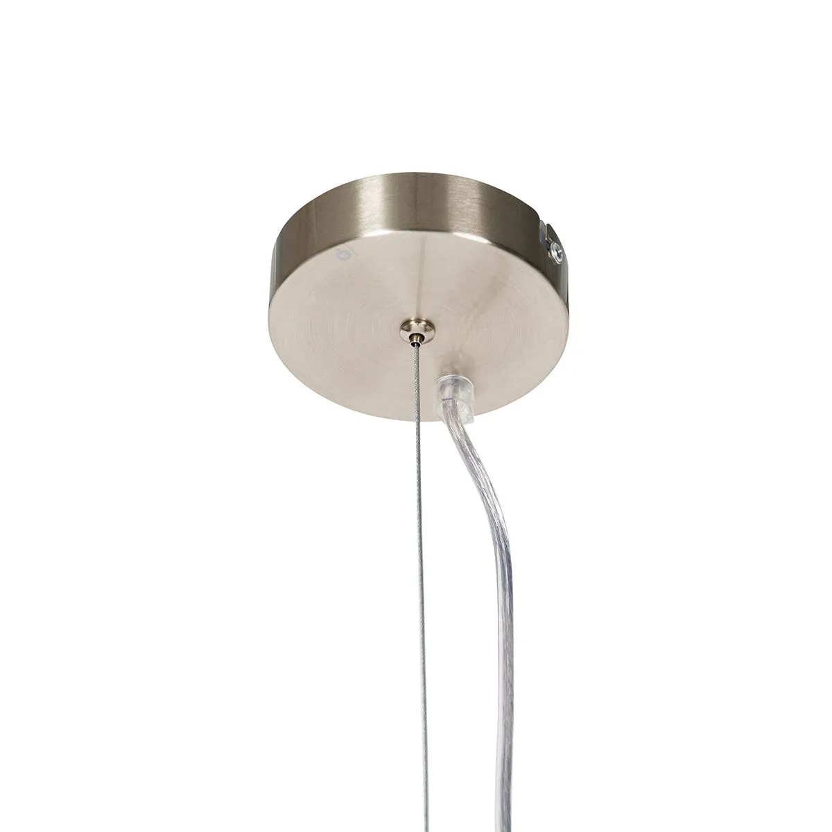 Lampe suspendue en acier sans abat-jour - Cappo 1