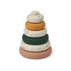 Liewood Dag Stacking Tower - Splash Dots / Sea Shell - Trouva