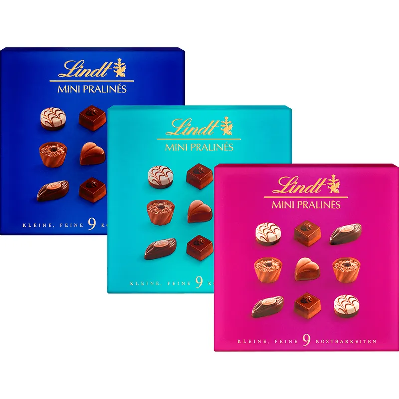 Lindt mini Pralinés, assortis, 44 g