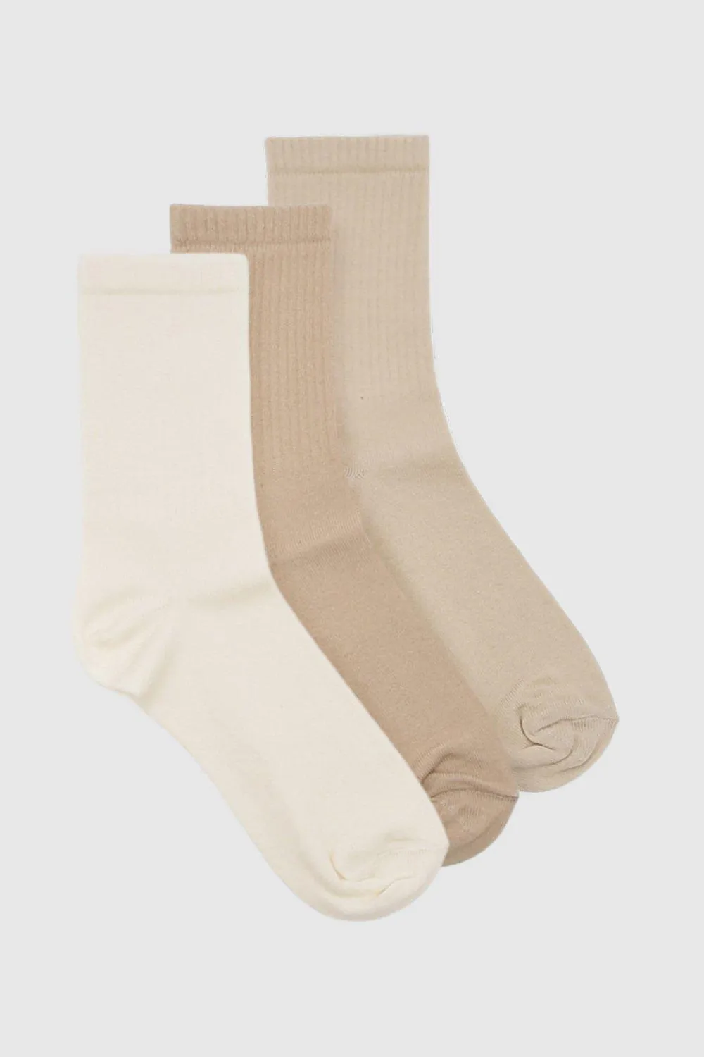 Lot de 3 paires de chaussettes de sport neutres