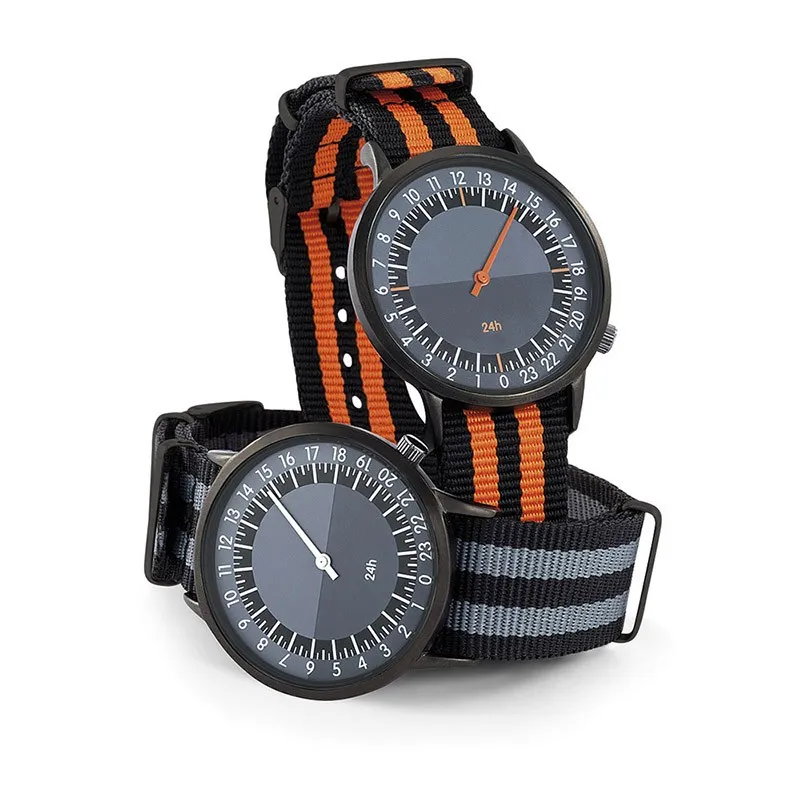 Montre mono-aiguille personnalisée - 24H