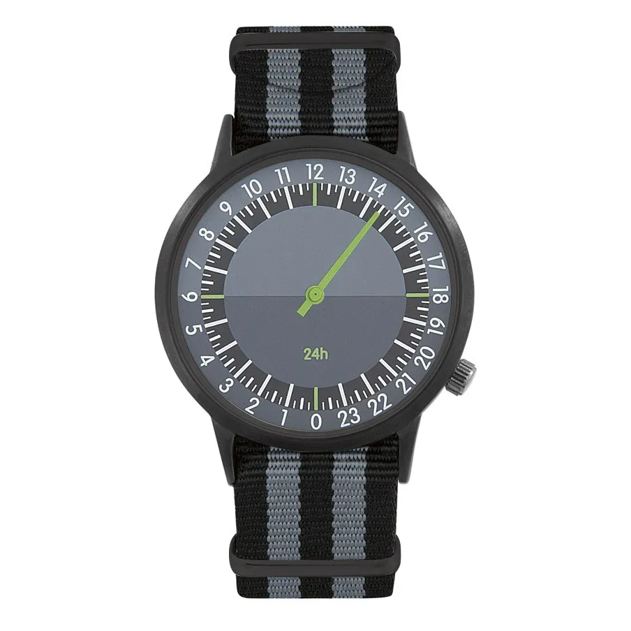 Montre mono-aiguille personnalisée - 24H