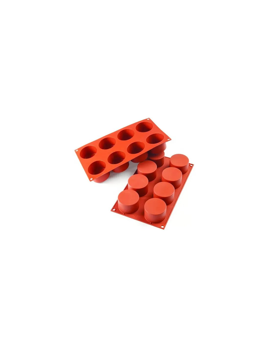 Moule silicone Silikomart Silicon Flex 8 cylindres 63mm