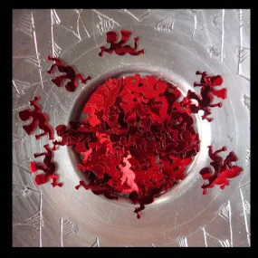 Paillettes petits anges rouges