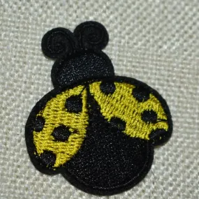 Patch coccinelle thermocollant coutures