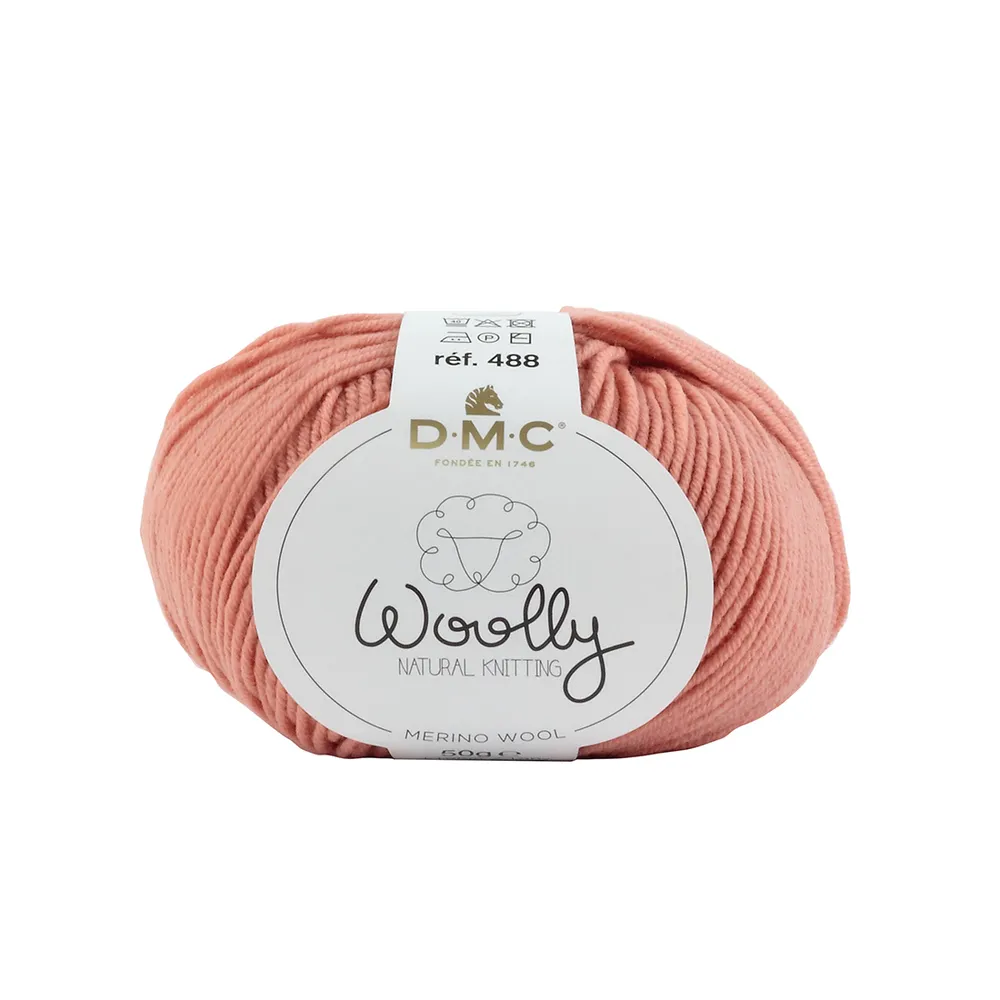 Pelote Woolly en laine mérinos coloris beige 454 - 50 g