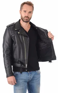 Perfecto Original 618 Schott - La Canadienne - Blousons Cuir Noir
