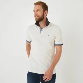 Polo blanc en coton Pima