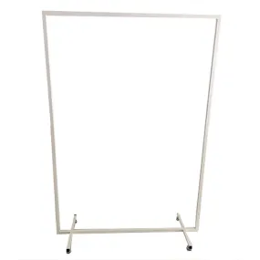 Portant L100xH150cm en tube 20x20mm - blanc brillant 9016