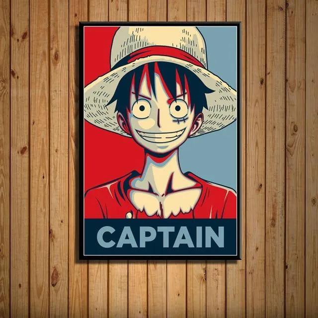 Poster One Piece Capitaine Luffy