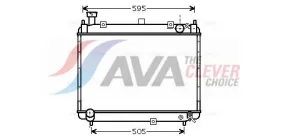 Radiateur, refroidissement du moteur AVA COOLING TO2233 