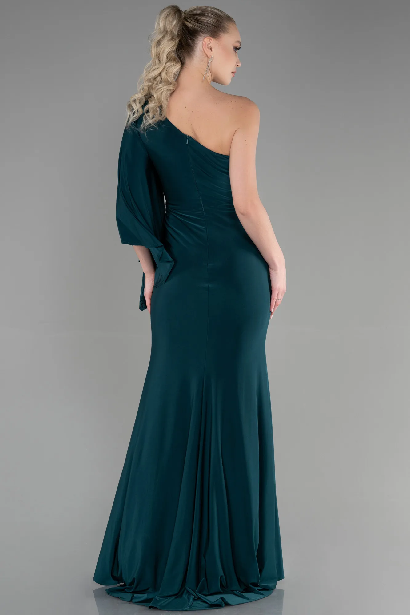 Robe de Soirée Longue Bleu Marine ABU3371