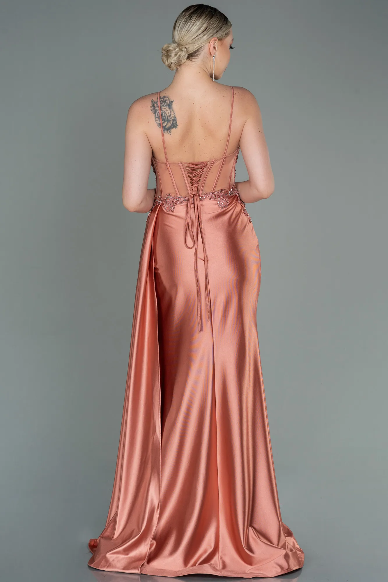 Robe de Soirée Longue Fushia ABU3192