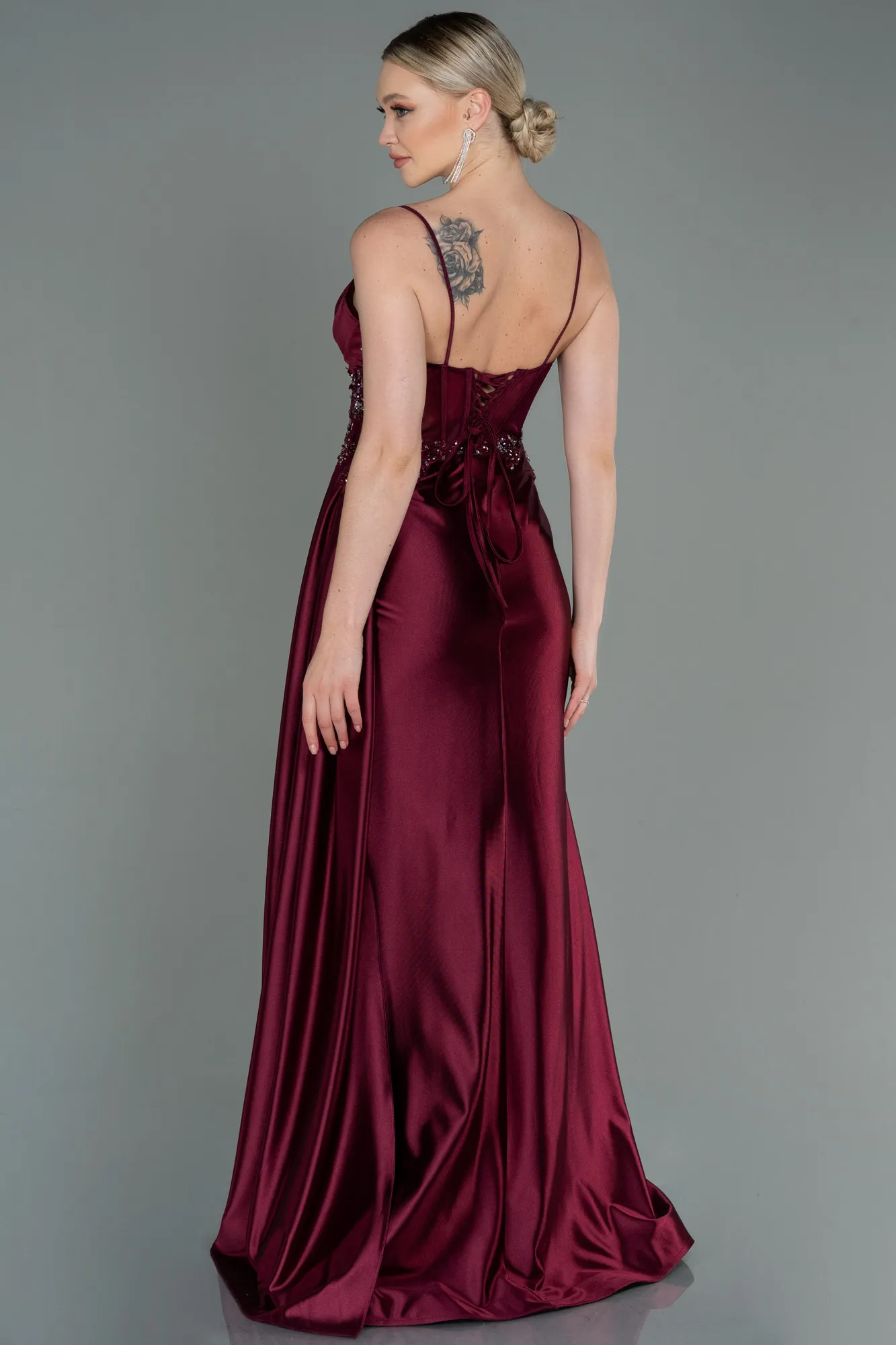 Robe de Soirée Longue Fushia ABU3192