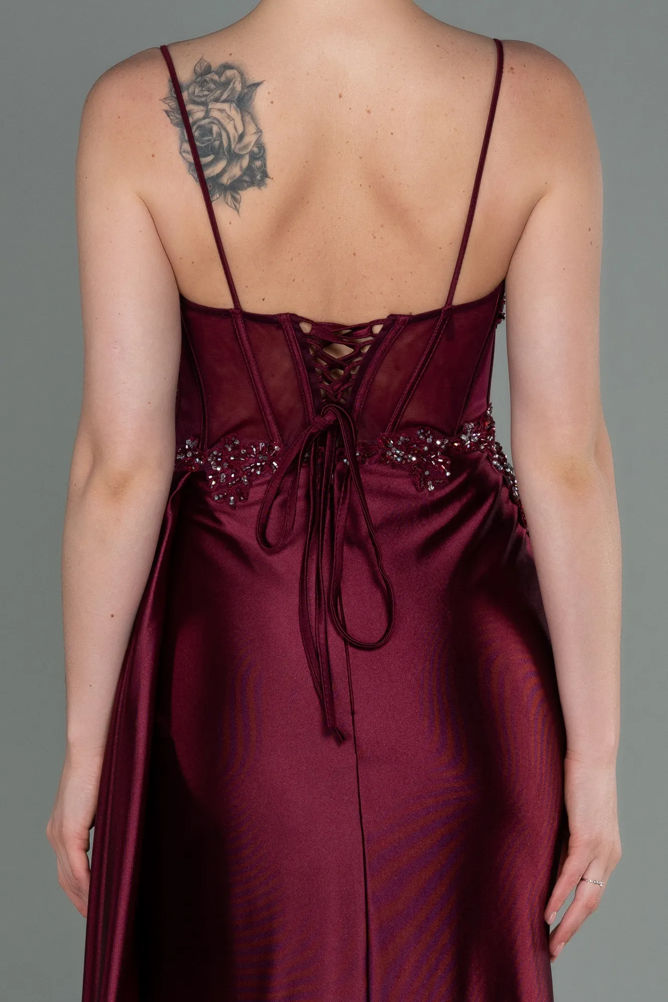 Robe de Soirée Longue Fushia ABU3192