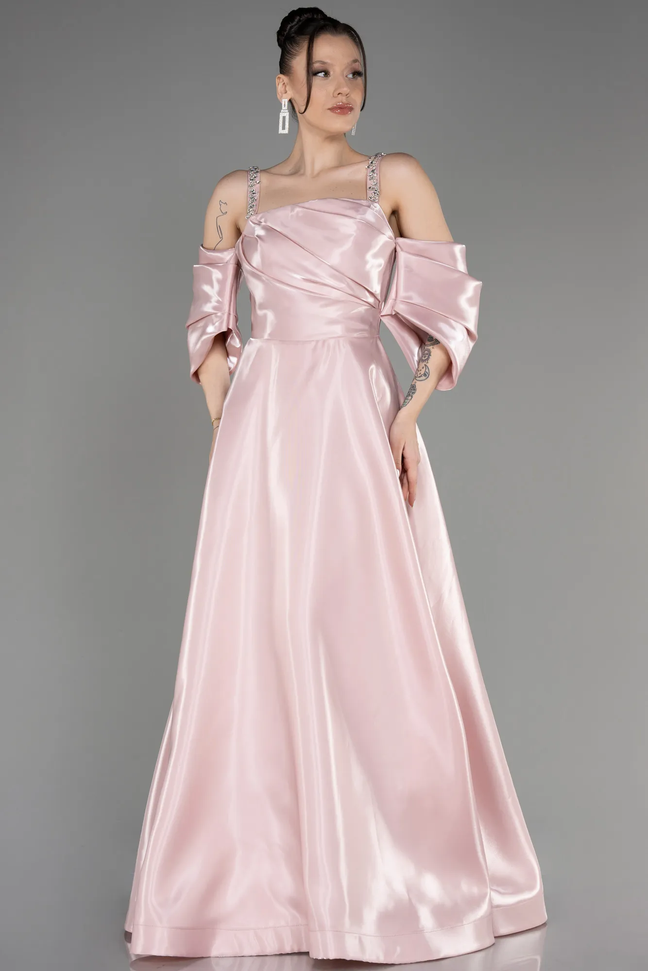 Robe de Soirée Longue Fushia ABU3826