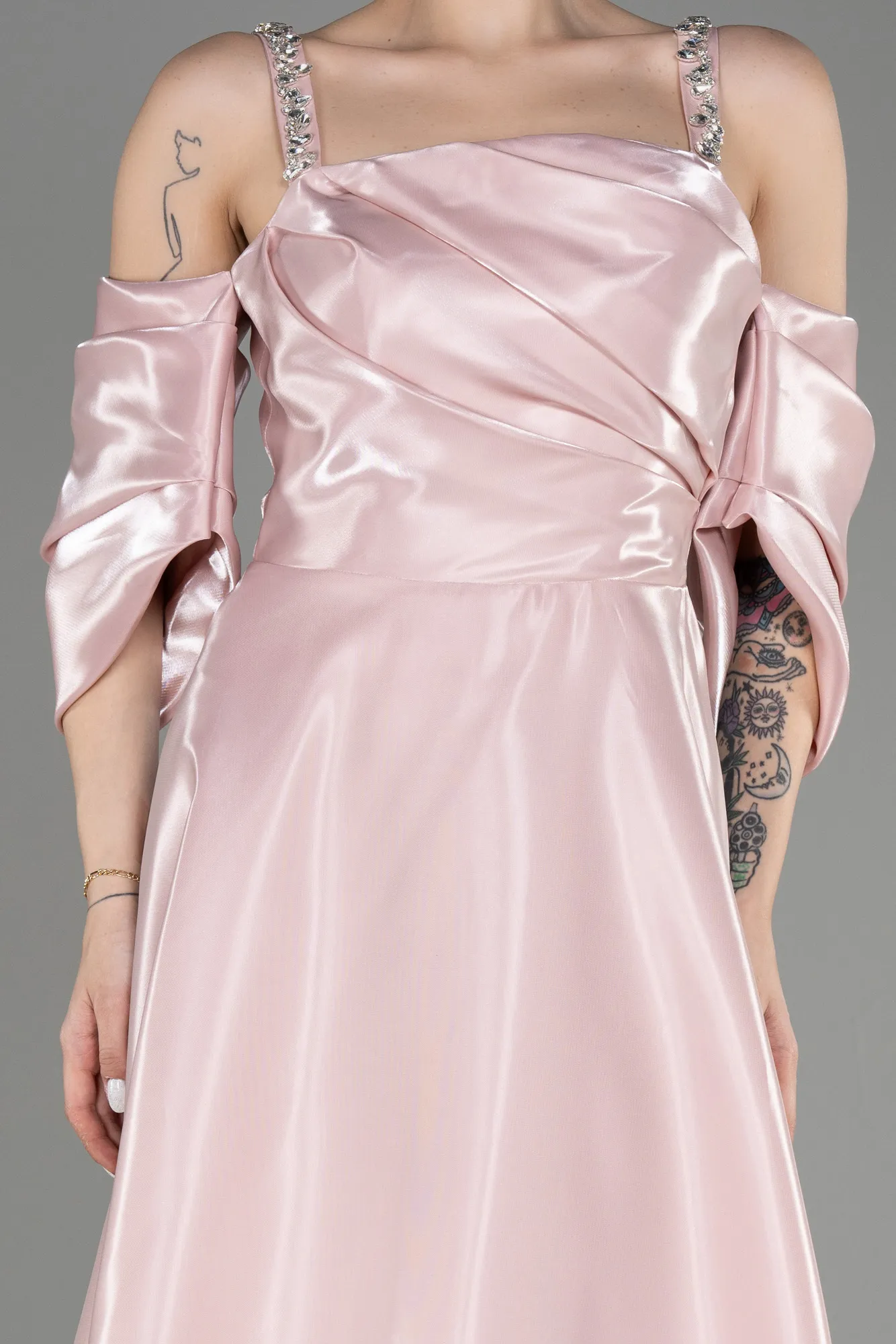 Robe de Soirée Longue Fushia ABU3826