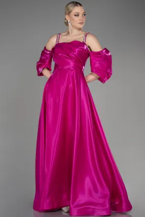 Robe de Soirée Longue Fushia ABU3826