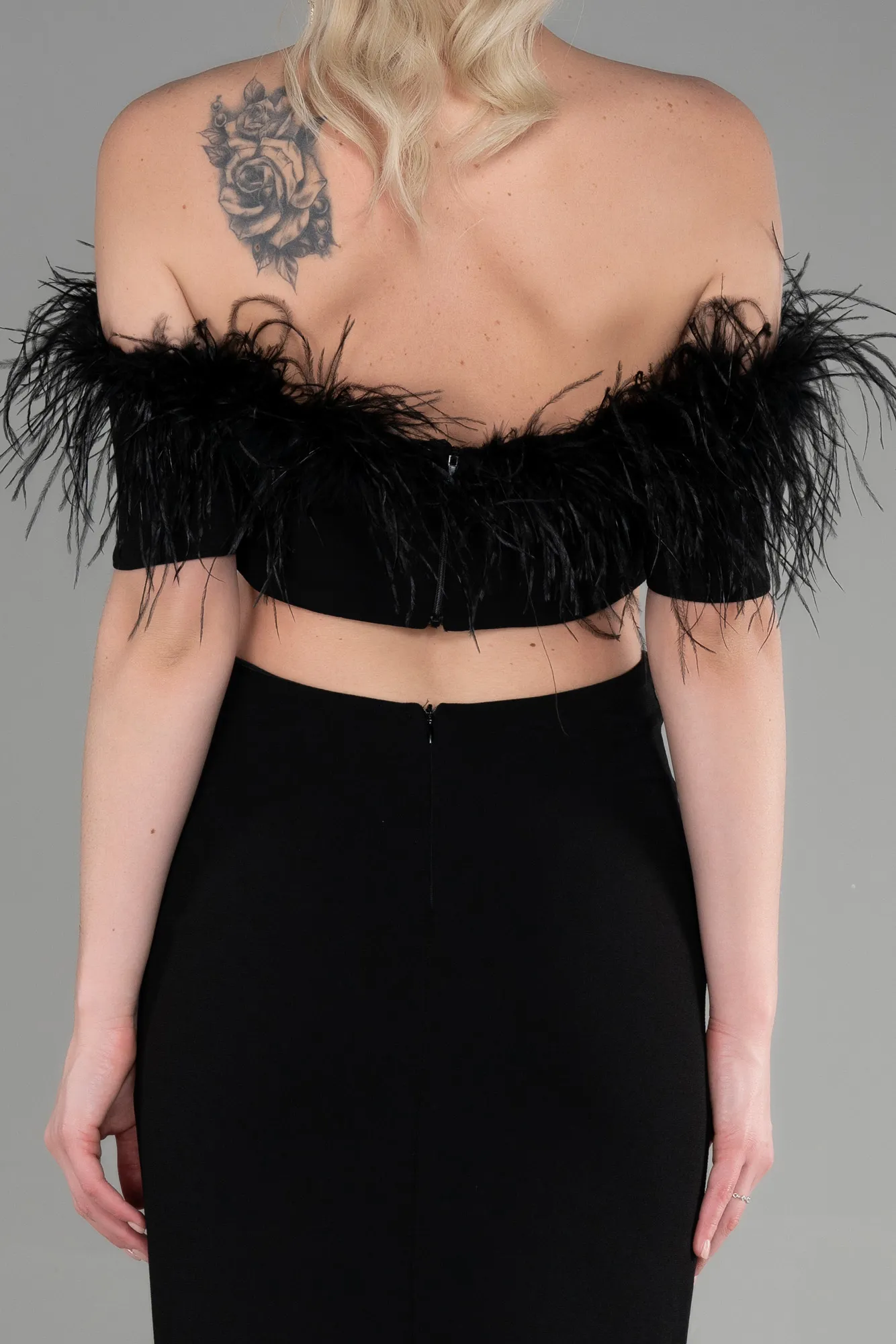 Robe de Soirée Longue Noir ABU3602