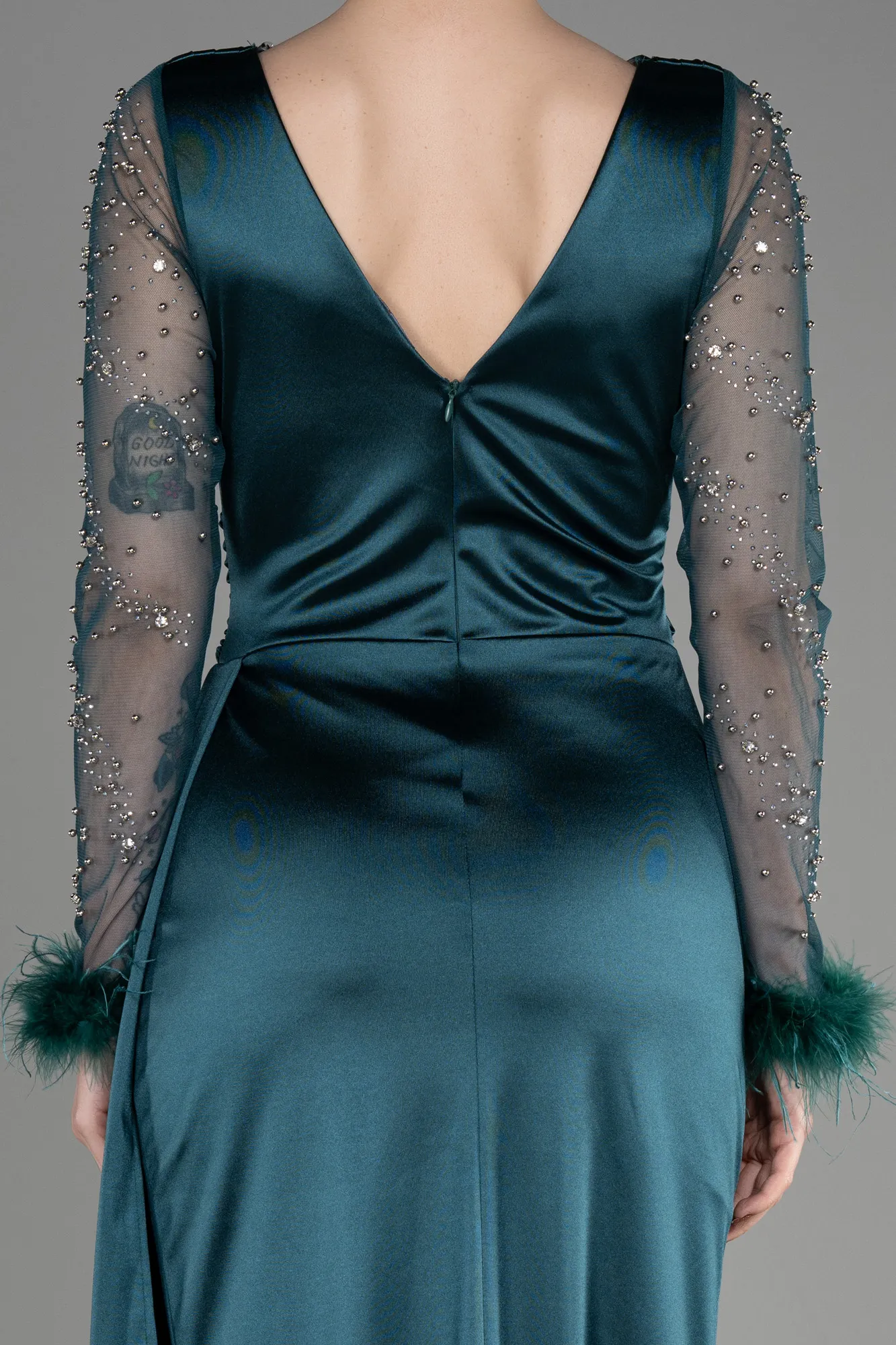 Robe de Soirée Longue Noir ABU3835